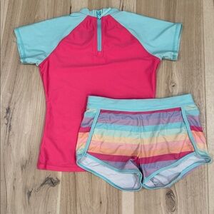 Girls Eddie Bauer Swim Set